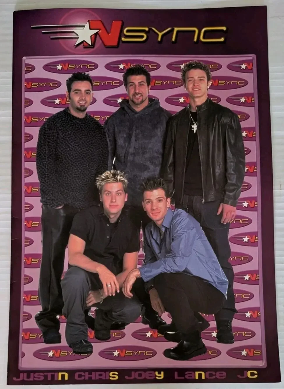 NSYNC No Strings Attached Greeting Card Super Jumbo Size 24